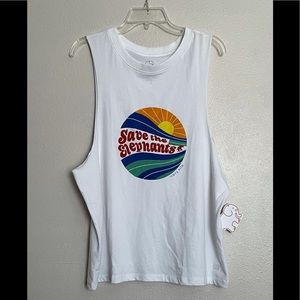 ivory ella NWT Save the Elephants Tank
